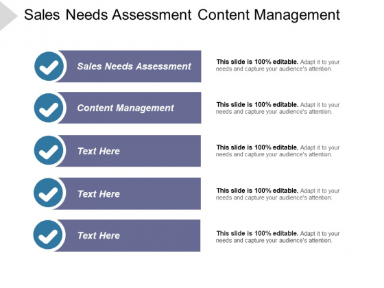 Sales Needs Assessment Content Management Ppt PowerPoint Presentation File Show Sales Needs Assessment Content Management Ppt PowerPoint Presentation File Show