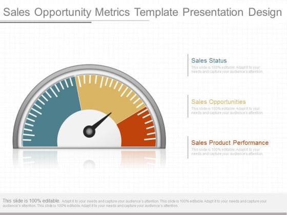 Sales Opportunity Metrics Template Presentation Design Sales Opportunity Metrics Template Presentation Design