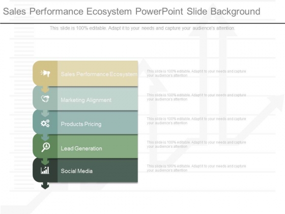 Sales Performance Ecosystem Powerpoint Slide Background