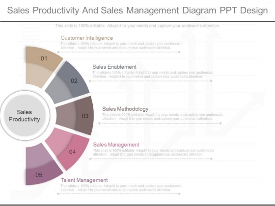 Sales Productivity And Sales Management Diagram Ppt Design