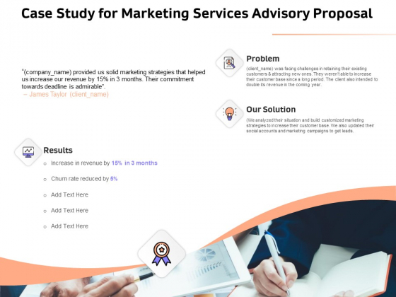 Sales Strategy Consulting Case Study For Marketing Services Advisory Proposal Infographics PDF Sales Strategy Consulting Case Study For Marketing Services Advisory Proposal Infographics PDF