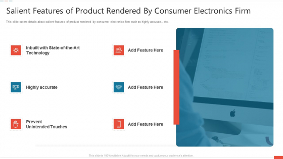 Salient Features Of Product Rendered By Consumer Electronics Firm Download PDF Salient Features Of Product Rendered By Consumer Electronics Firm Download PDF