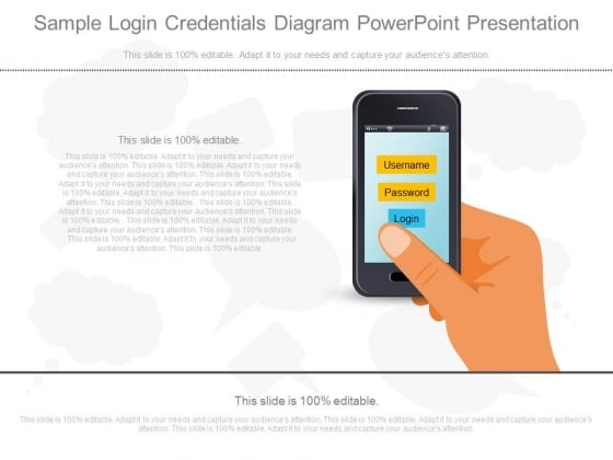 Sample Login Credentials Diagram Powerpoint Presentation Sample Login Credentials Diagram Powerpoint Presentation