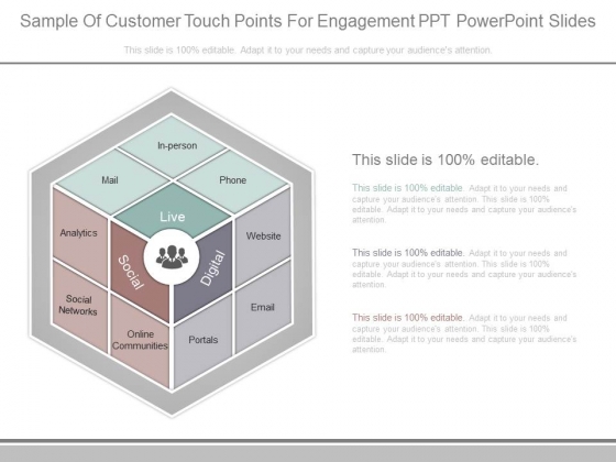 Sample Of Customer Touch Points For Engagement Ppt Powerpoint Slides Sample Of Customer Touch Points For Engagement Ppt Powerpoint Slides