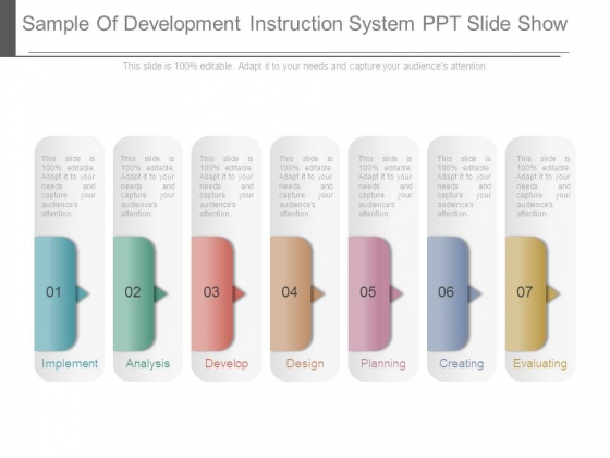 Sample Of Development Instruction System Ppt Slide Show Sample Of Development Instruction System Ppt Slide Show