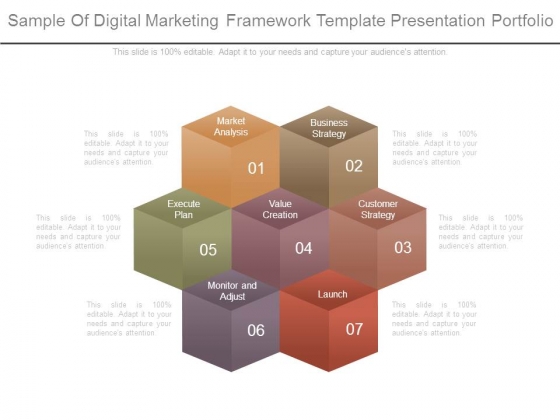 Sample Of Digital Marketing Framework Template Presentation Portfolio Sample Of Digital Marketing Framework Template Presentation Portfolio