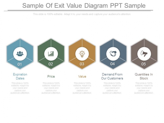 Sample Of Exit Value Diagram Ppt Sample Sample Of Exit Value Diagram Ppt Sample