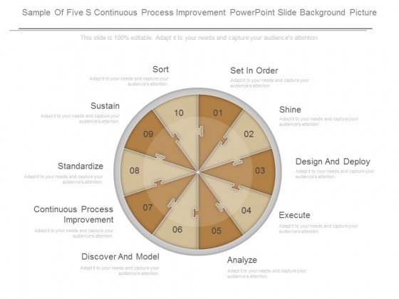 Sample Of Five S Continuous Process Improvement Powerpoint Slide Background Picture Sample Of Five S Continuous Process Improvement Powerpoint Slide Background Picture
