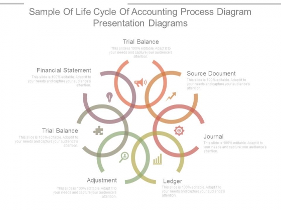 Sample Of Life Cycle Of Accounting Process Diagram Presentation Diagrams