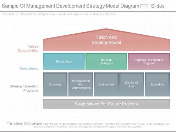 Sample Of Management Development Strategy Model Diagram Ppt Slides Sample Of Management Development Strategy Model Diagram Ppt Slides