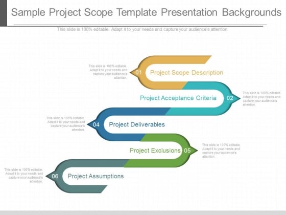sample project scope statement powerpoint templates scoping project template