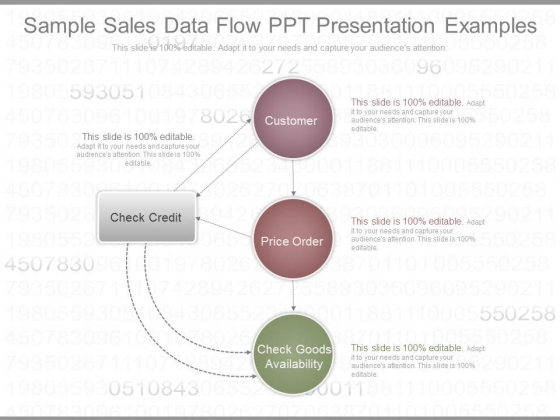 sample sales data flow ppt presentation examples powerpoint templates