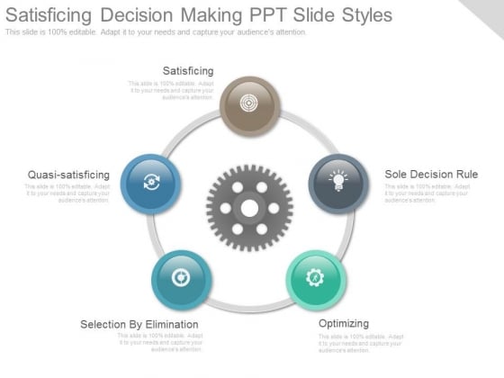 Satisficing Decision Making Ppt Slide Styles Satisficing Decision Making Ppt Slide Styles