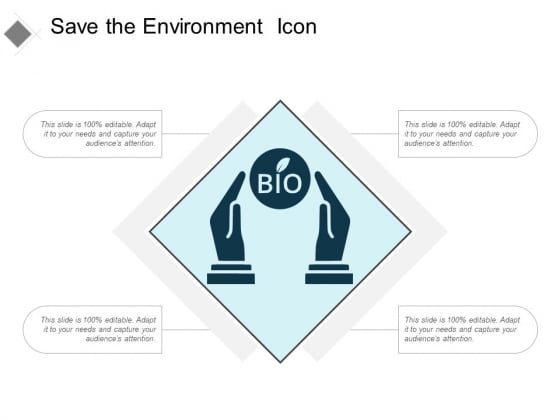 Save The Environment Icon Ppt PowerPoint Presentation File Display
