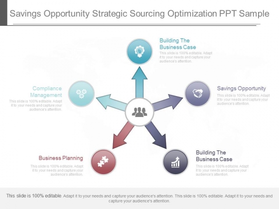 Savings Opportunity Strategic Sourcing Optimization Ppt Sample Savings Opportunity Strategic Sourcing Optimization Ppt Sample