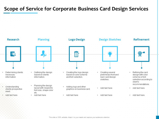 Scope Of Service For Corporate Business Card Design Services Clipart PDF Scope Of Service For Corporate Business Card Design Services Clipart PDF