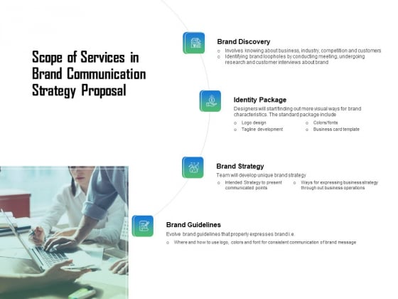 Scope Of Services In Brand Communication Strategy Proposal Ppt Layouts Format PDF Scope Of Services In Brand Communication Strategy Proposal Ppt Layouts Format PDF