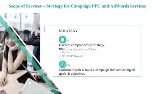 Scope Of Services Strategy For Campaign PPC And Adwords Services Demonstration PDF Scope Of Services Strategy For Campaign PPC And Adwords Services Demonstration PDF