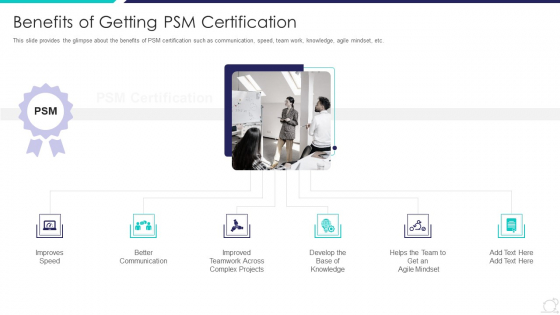 Scrum Master Certification Courses IT Benefits Of Getting PSM Certification Template PDF Scrum Master Certification Courses IT Benefits Of Getting PSM Certification Template PDF