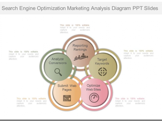 Search Engine Optimization Marketing Analysis Diagram Ppt Slides Search Engine Optimization Marketing Analysis Diagram Ppt Slides