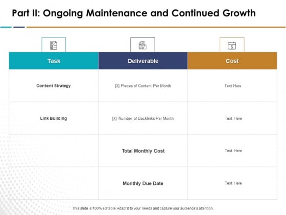 Search Engine Optimization Part II Ongoing Maintenance And Continued Growth Ppt Inspiration Guidelines PDF Search Engine Optimization Part II Ongoing Maintenance And Continued Growth Ppt Inspiration Guidelines PDF