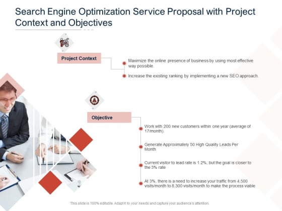 Search Engine Optimization Service Proposal With Project Context And Objectives Ppt PowerPoint Presentation File Infographic Template PDF Search Engine Optimization Service Proposal With Project Context And Objectives Ppt PowerPoint Presentation File Infographic Template PDF