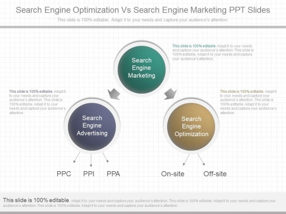 Search Engine Optimization Vs Search Engine Marketing Ppt Slides Search Engine Optimization Vs Search Engine Marketing Ppt Slides