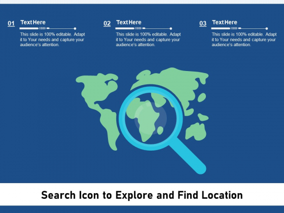 Search Icon To Explore And Find Location Ppt PowerPoint Presentation File Microsoft PDF