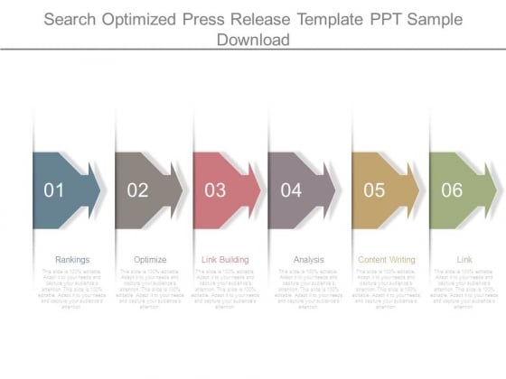 Search Optimized Press Release Template Ppt Sample Download Search Optimized Press Release Template Ppt Sample Download