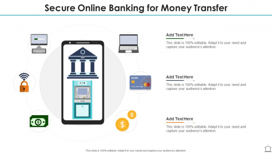 Secure Online Banking For Money Transfer Background PDF Secure Online Banking For Money Transfer Background PDF