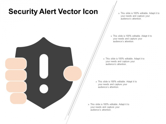 Security Alert Vector Icon Ppt PowerPoint Presentation Summary Gallery