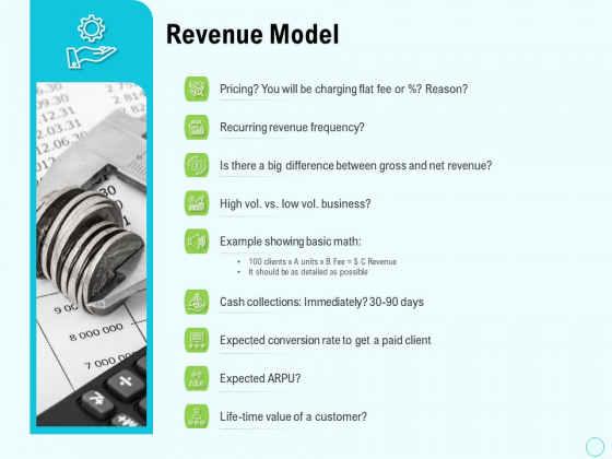 Seed Capital Revenue Model Ppt PowerPoint Presentation Outline Model PDF