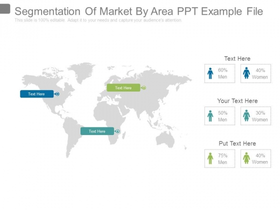 Segmentation Of Market By Area Ppt Example File Segmentation Of Market By Area Ppt Example File