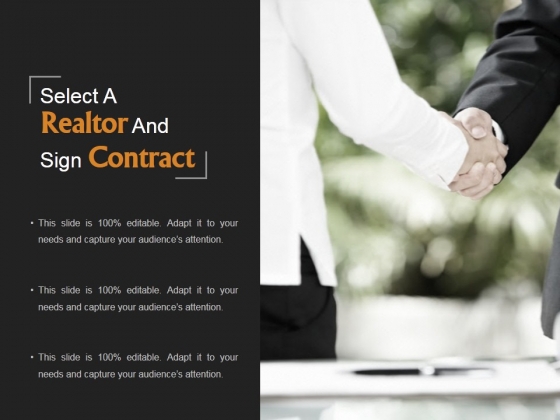 Select A Realtor And Sign Contract Ppt PowerPoint Presentation Diagrams Select A Realtor And Sign Contract Ppt PowerPoint Presentation Diagrams