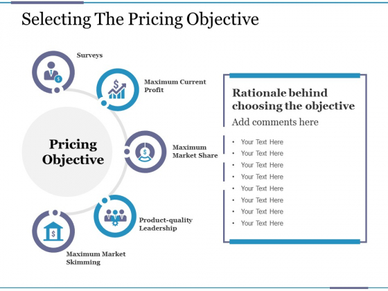Selecting The Pricing Objective Ppt PowerPoint Presentation Gallery Portrait Selecting The Pricing Objective Ppt PowerPoint Presentation Gallery Portrait