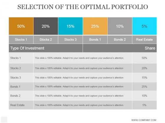portfolio template powerpoint