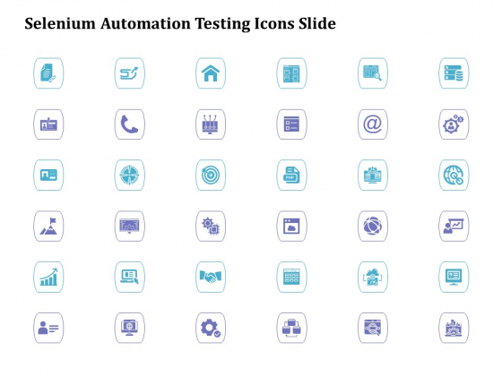 Selenium Automation Testing Icons Slide Ppt Portfolio Slideshow PDF Selenium Automation Testing Icons Slide Ppt Portfolio Slideshow PDF