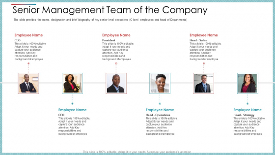 Senior Management Team Of The Company Ppt Icon Backgrounds PDF Senior Management Team Of The Company Ppt Icon Backgrounds PDF