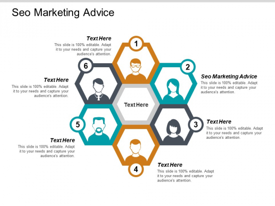 Seo Marketing Advice Ppt PowerPoint Presentation Styles Master Slide Cpb