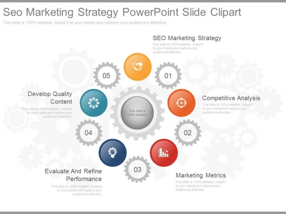 Seo Marketing Strategy Powerpoint Slide Clipart