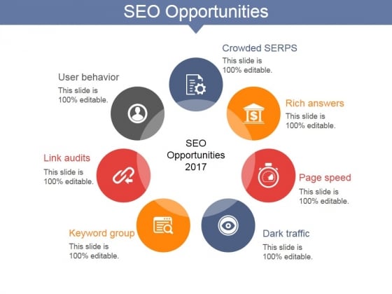 Seo Opportunities Ppt PowerPoint Presentation Gallery Icons