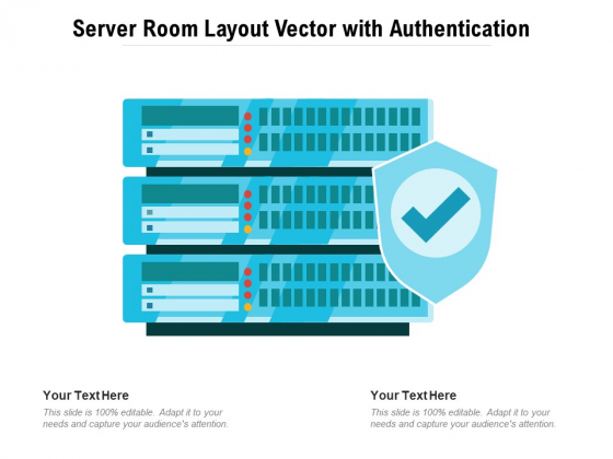 Server Room Layout Vector With Authentication Ppt PowerPoint Presentation Gallery Pictures PDF