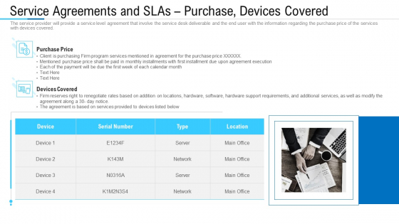 Service Agreements And SLAS Purchase Devices Covered Ppt Images PDF Service Agreements And SLAS Purchase Devices Covered Ppt Images PDF