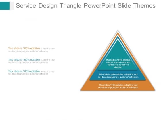 Service Design Triangle Powerpoint Slide Themes Service Design Triangle Powerpoint Slide Themes
