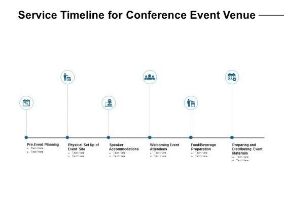 Service Timeline For Conference Event Venue Ppt PowerPoint Presentation Infographic Template Design Ideas
