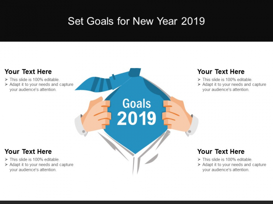 Set Goals For New Year 2019 Ppt PowerPoint Presentation Outline Show