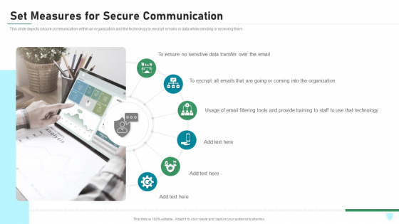Set Measures For Secure Communication IT Security IT Ppt Styles Background Designs PDF Set Measures For Secure Communication IT Security IT Ppt Styles Background Designs PDF