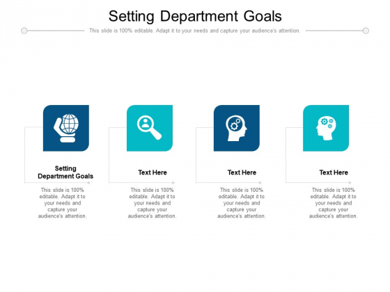 Setting Department Goals Ppt PowerPoint Presentation Background Image Cpb Pdf