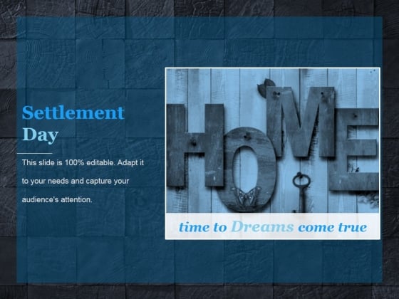 Settlement Day Ppt PowerPoint Presentation Gallery