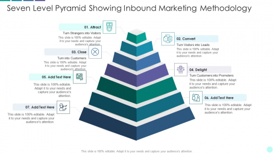 Seven Level Pyramid Showing Inbound Marketing Methodology Icons PDF Seven Level Pyramid Showing Inbound Marketing Methodology Icons PDF
